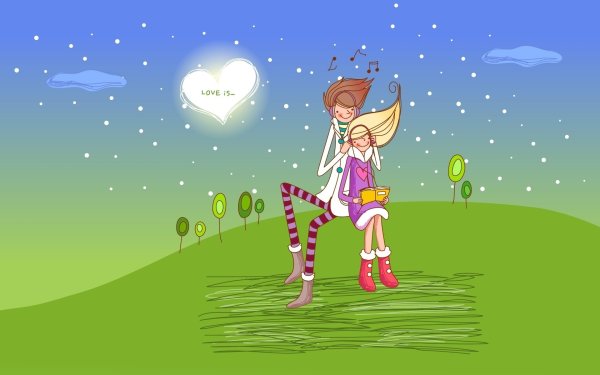 Романтические рисунки про любовь