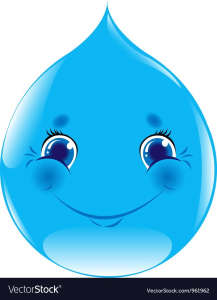 Трафарет капельки для вырезания