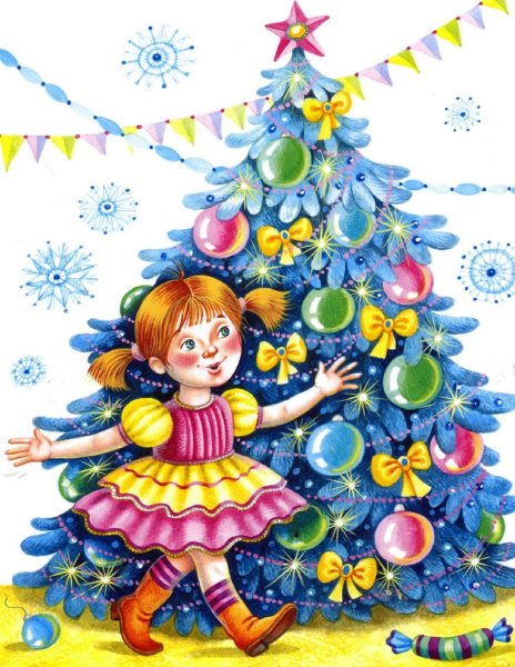 Новогодняя елка для детей
