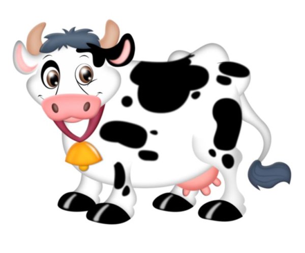 Корова мультяшная