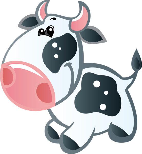 Корова для рисования для детей