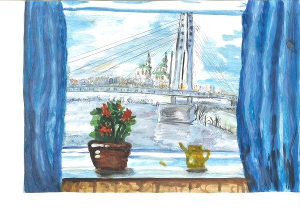 Достопримечательности Тюмени рисунки детей