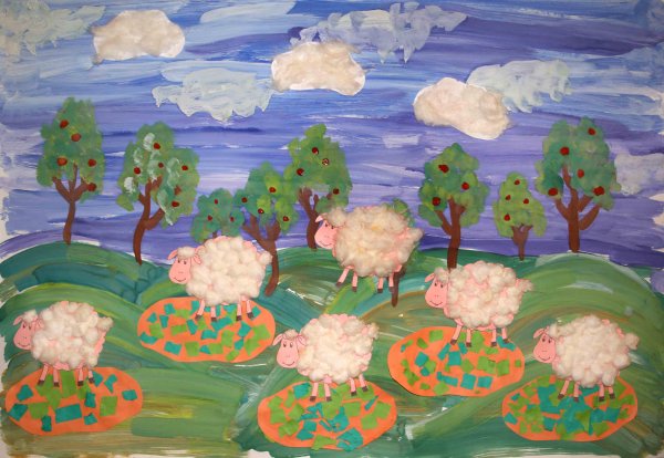 Аппликация на тему моя Родина