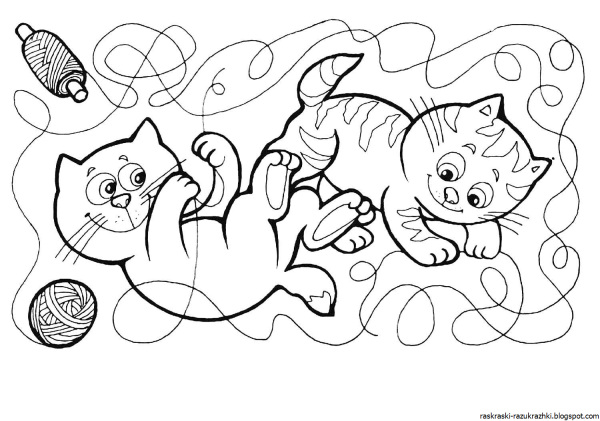 Раскраски головоломки для детей