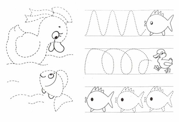 Развивающие прописи для детей 4 лет