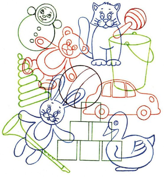 (Развитие зрительного восприятия) (4-7 лет)