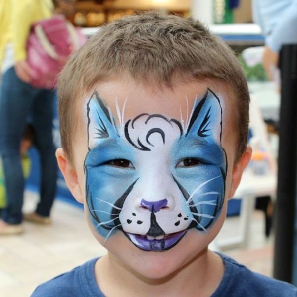 Грим на лице для мальчиков