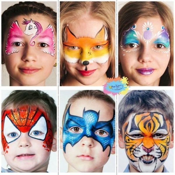 Красивый аквагрим