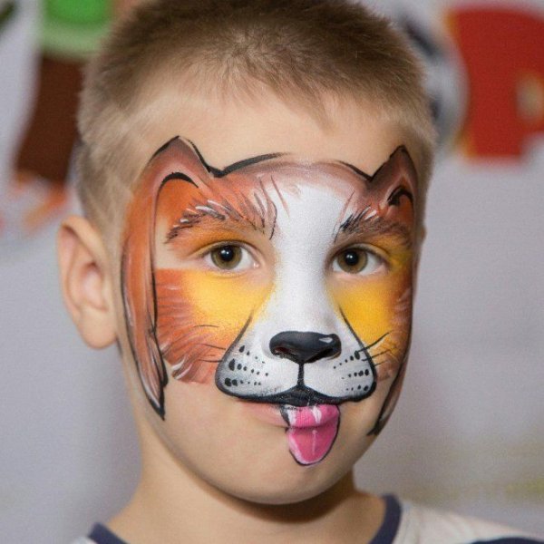 Аквагрим для Хэллоуина детский