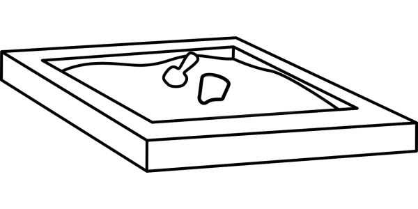 Раскраска песочница