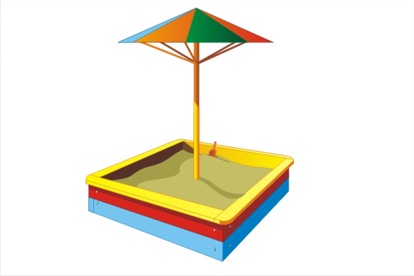 Детский грибок песочница
