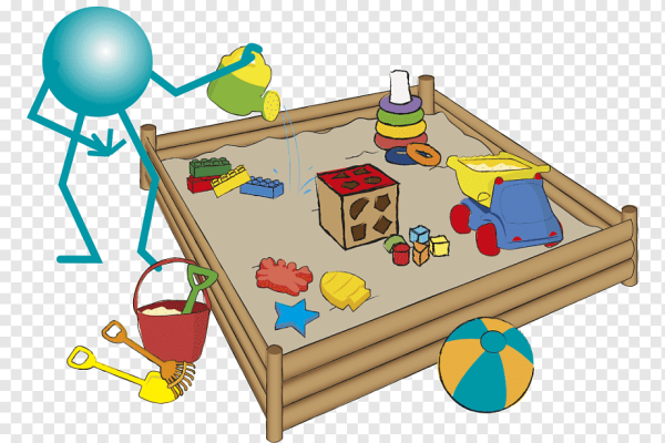 Игрушки для песочницы на прозрачном фоне