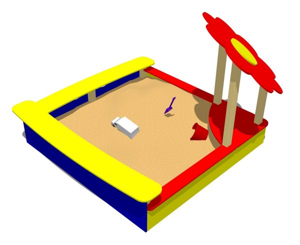 Песочница без фона