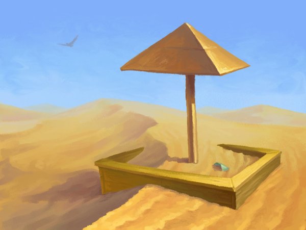 Песочница иллюстрация