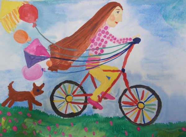 Рисунок на тему я рисую счастье