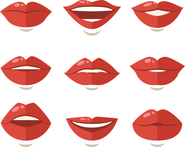 Губы улыбка