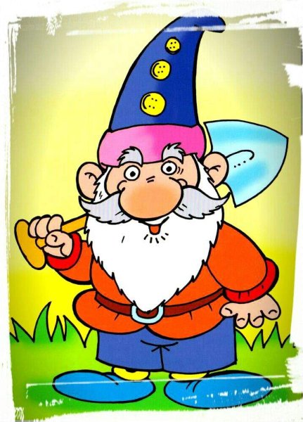 Рисование гномика
