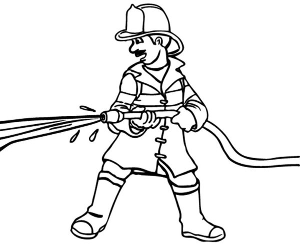 Рисунки на пожарную тематику