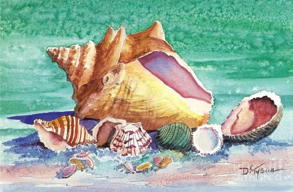 Печать Ракушка