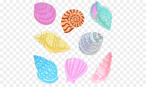 Ракушки акварелью