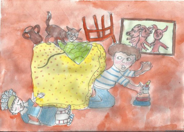 Иллюстрация к рассказу Затейники Носова