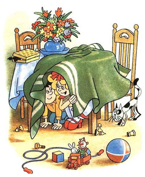 Рисунок к рассказу Носова Живая шляпа