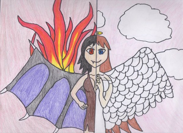 Детские рисунки демона