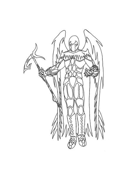 Раскраска смерть