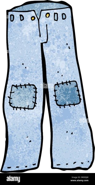 Штаны с заплатками старинные