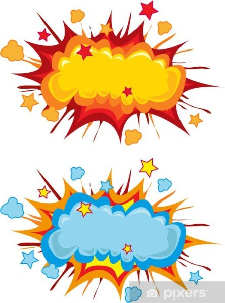 Мультяшный взрыв