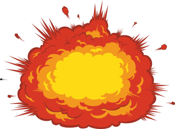 Взрыв из мультика