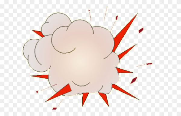 Взрыв нарисованный