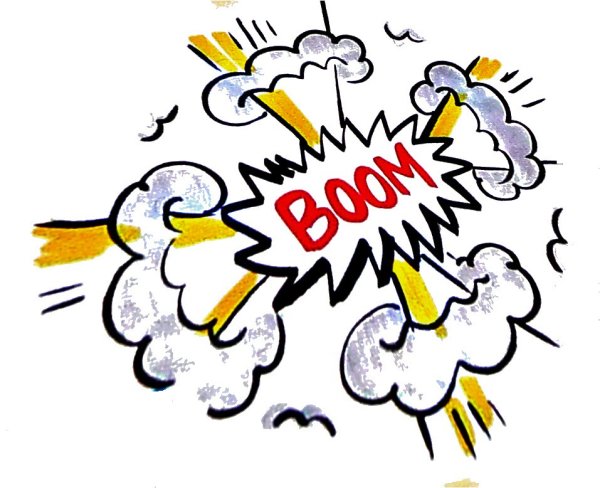 Мультяшные взрывы