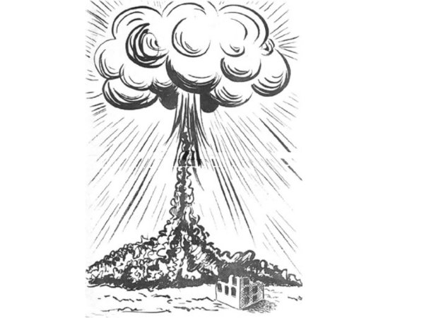 Взрыв рисунок для детей