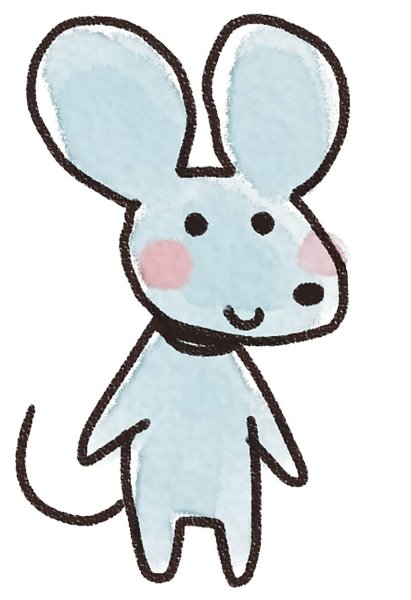 Рисование для детей мышка