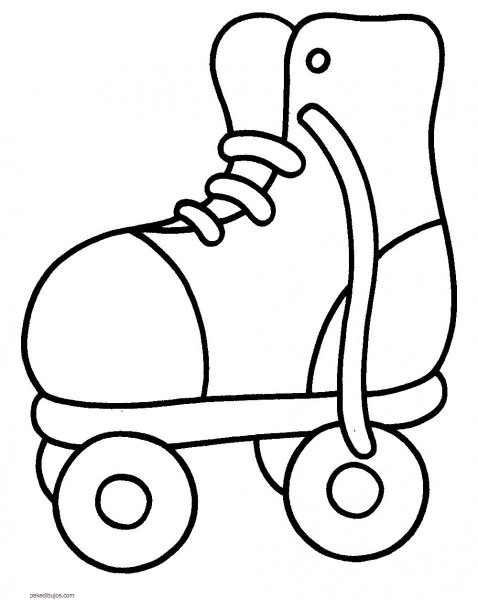 Роликовые коньки контур