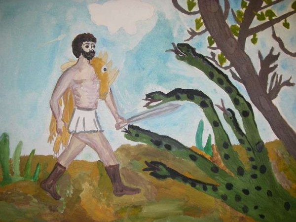 Подвиги Геракла карандашом