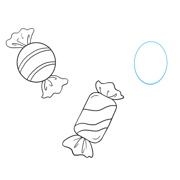 Раскраска конфеты