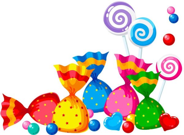 Конфета мультяшный