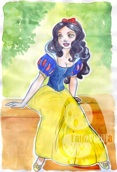 Принцесса. Раскраска