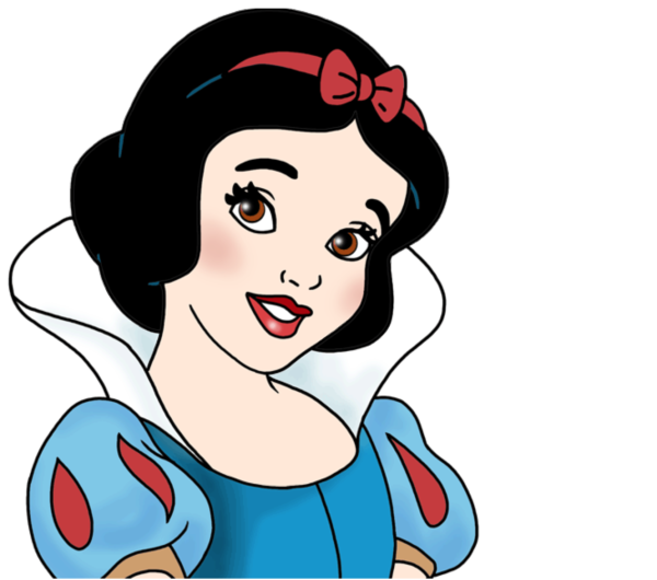 Принцесса Белоснежка и семь гномов раскраска