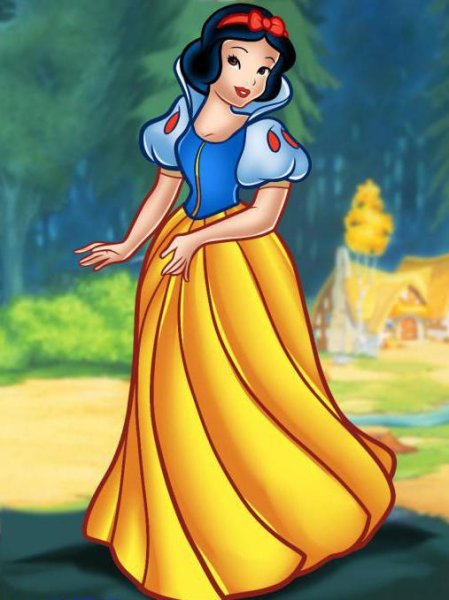 Белоснежка Дисней раскраска
