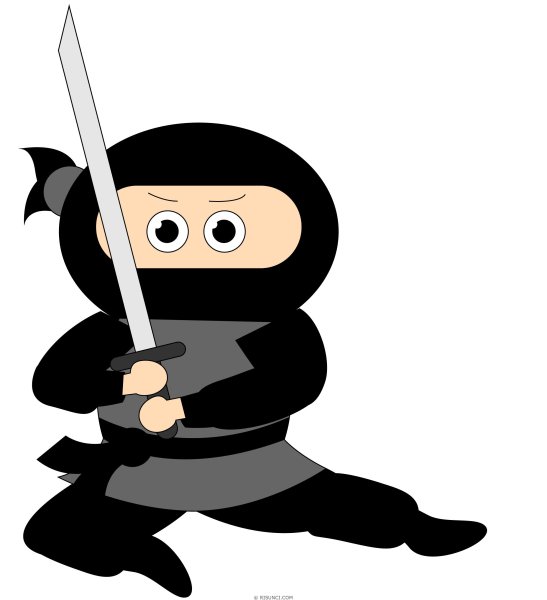 Нарисовать ниндзя