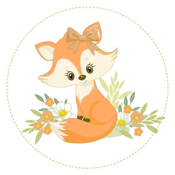 Скрапбукинг лиса