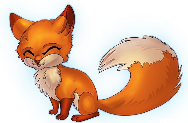 Лиса мультяшная