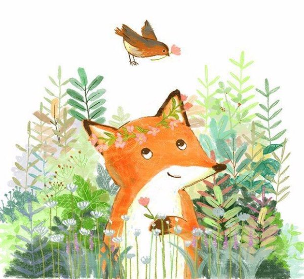 Душевные иллюстрации лиса