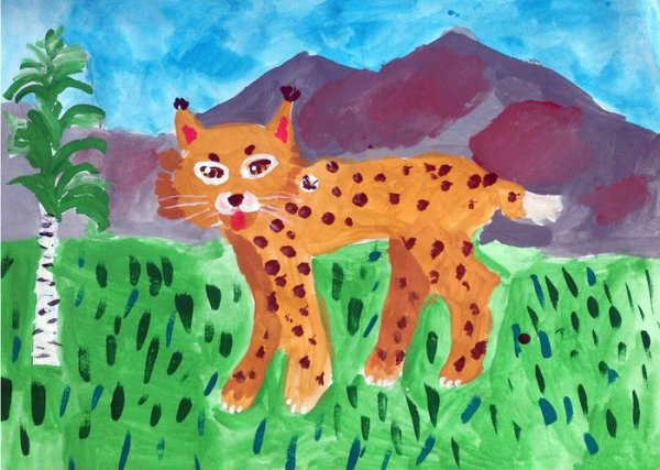 Детские рисунки красками