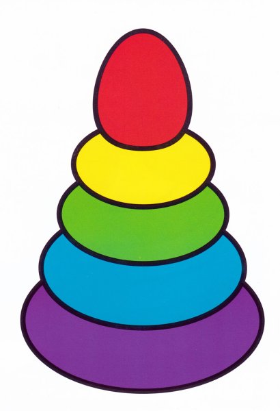 Пирамидка мультяшная