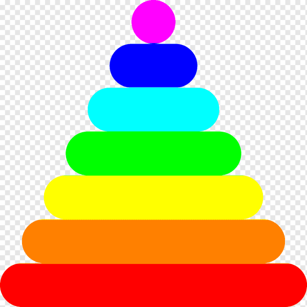 Аппликация пирамидка