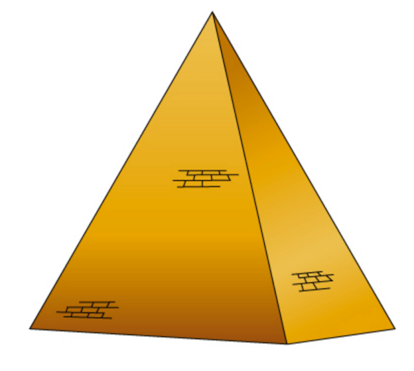 Пирамида мультяшный